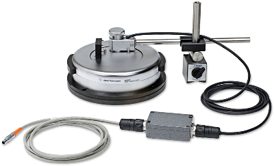 Illustration of the 55290B angular positioning measurement system, which can be used for measuring rotary tables.